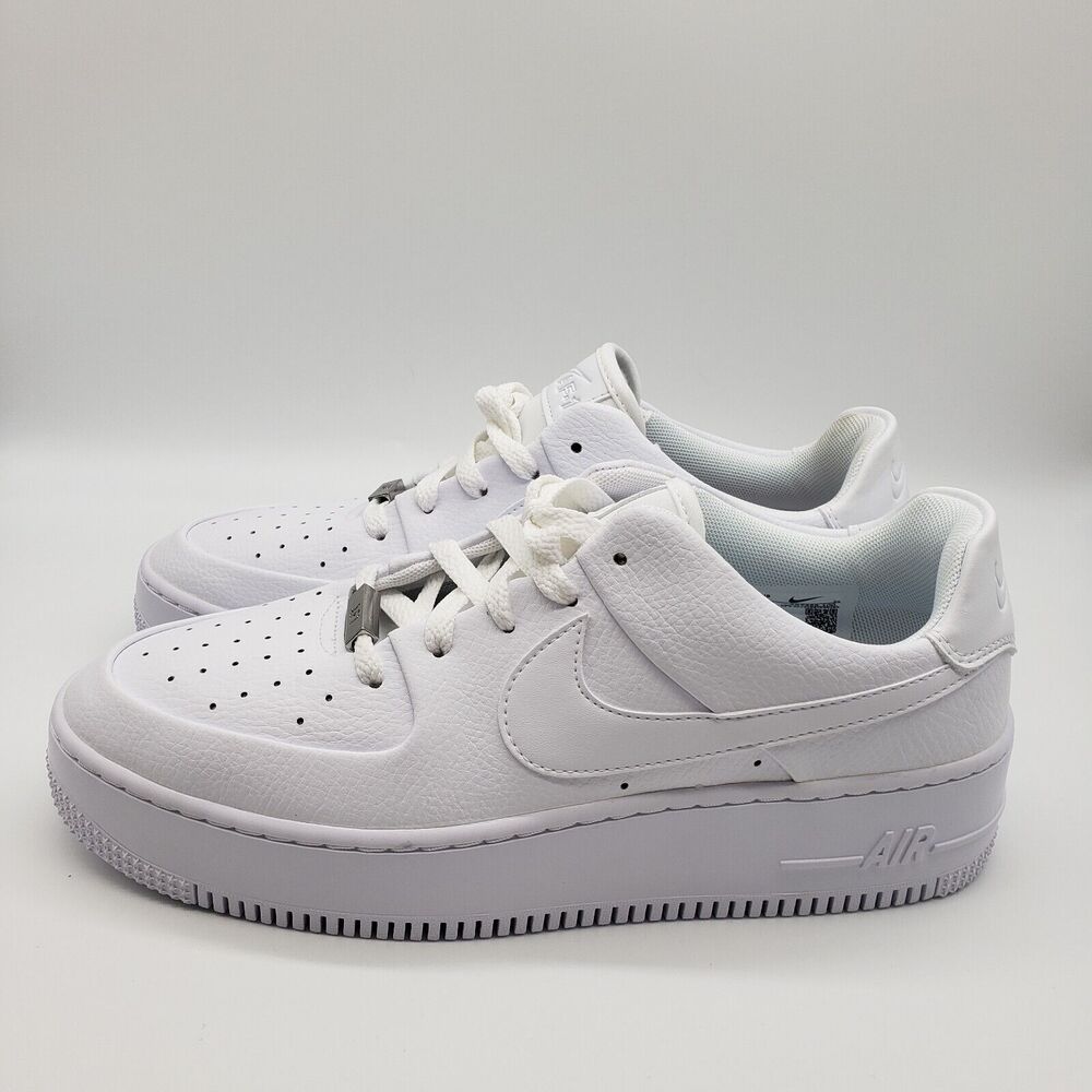 Nike Air Force 1 AF1 Sage Low Women's Shoes AR5339 100 White Size 11 - Picture 13 of 16